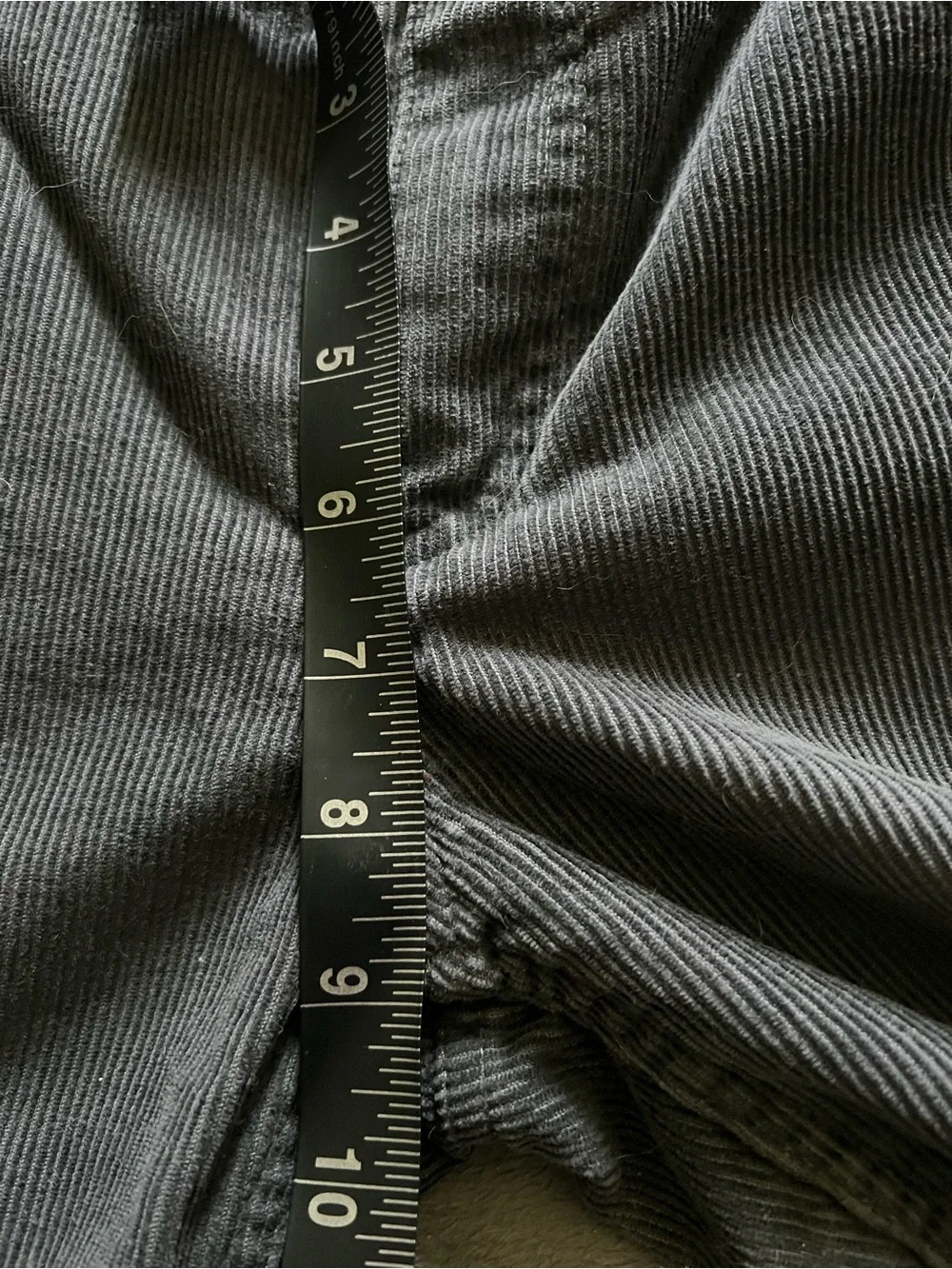 Marc Jacobs Charcoal Gray Corduroy Boot Cut Pants